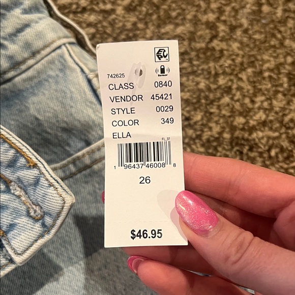 PacSun Sky Blue Denim Mini Skirt NEVER WORN - Picture 3 of 4